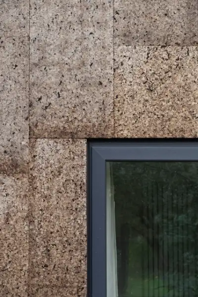 The silvered cork board. Photo courtesy of Lambertian Architectural Photography.