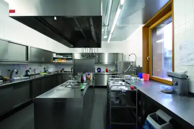 Kitchen of the Schwanheim daycare center, Frankfurt am Main &copy;Passive House Institute