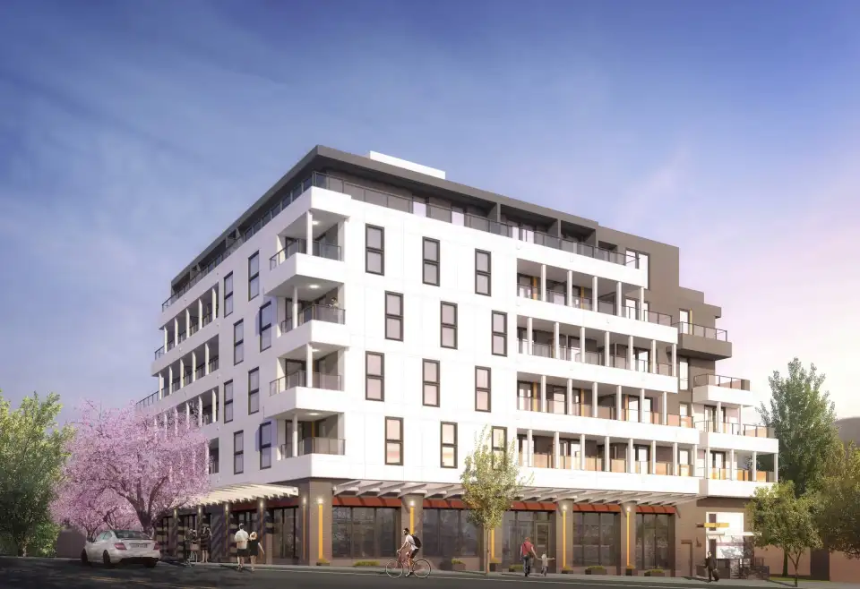 The Peak, a six storey mixed-use development by Cornerstone Architecture and Edge Construction, features Defender 88PH+ Pro windows and doors manufactured by Innotech Windows + Doors.