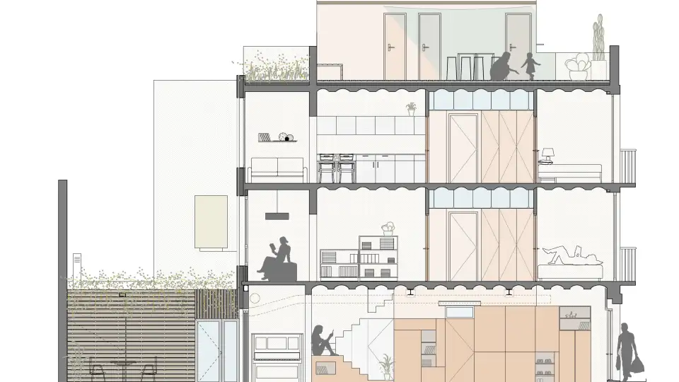 SECCION LONG con placas